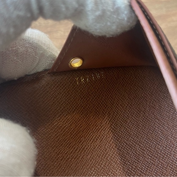 Authentic Louis Vuitton Monogram Portefeuille Emilie Wallet on Chain - Picture 12 of 13